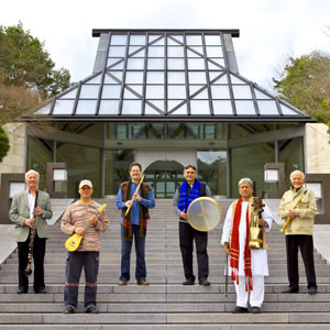 Performing from the "Miho" album at the Miho Museum, Japan 