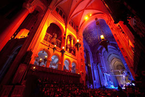 Winter Solstice Celebration at New York's Cathedral of St. John the Divine, Dec. 13-15, 2012. Photo credit: Rhonda Dorsett